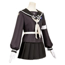 The Hundred Line: Last Defense Academy Kako Tsukumo Women Black Dress Cosplay Costume