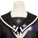 The Hundred Line: Last Defense Academy Kako Tsukumo Women Black Dress Cosplay Costume