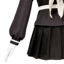 The Hundred Line: Last Defense Academy Kako Tsukumo Women Black Dress Cosplay Costume
