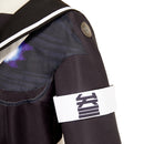 The Hundred Line: Last Defense Academy Kako Tsukumo Women Black Dress Cosplay Costume