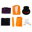 The Jester Liam Yellow Suit Carnival Halloween Cosplay Costume
