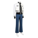 The King of Fighters 99 Kyo Kusanagi Men White Jacket Jeans Fullset Outfits Halloween Carnival Party Cosplay Costume