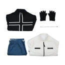 The King of Fighters 99 Kyo Kusanagi Men White Jacket Jeans Fullset Outfits Halloween Carnival Party Cosplay Costume
