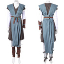 The Last Jedi Rey Women Blue Combat Outfit Carnival Halloween Cosplay Costume