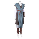 The Last Jedi Rey Women Blue Combat Outfit Carnival Halloween Cosplay Costume