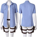 The Last of Us Ellie Women Blue Shirt Set Carnival Halloween Cosplay Costume