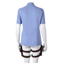 The Last of Us Ellie Women Blue Shirt Set Carnival Halloween Cosplay Costume