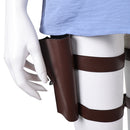 The Last of Us Ellie Women Blue Shirt Set Carnival Halloween Cosplay Costume