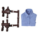 The Last of Us Ellie Women Blue Shirt Set Carnival Halloween Cosplay Costume