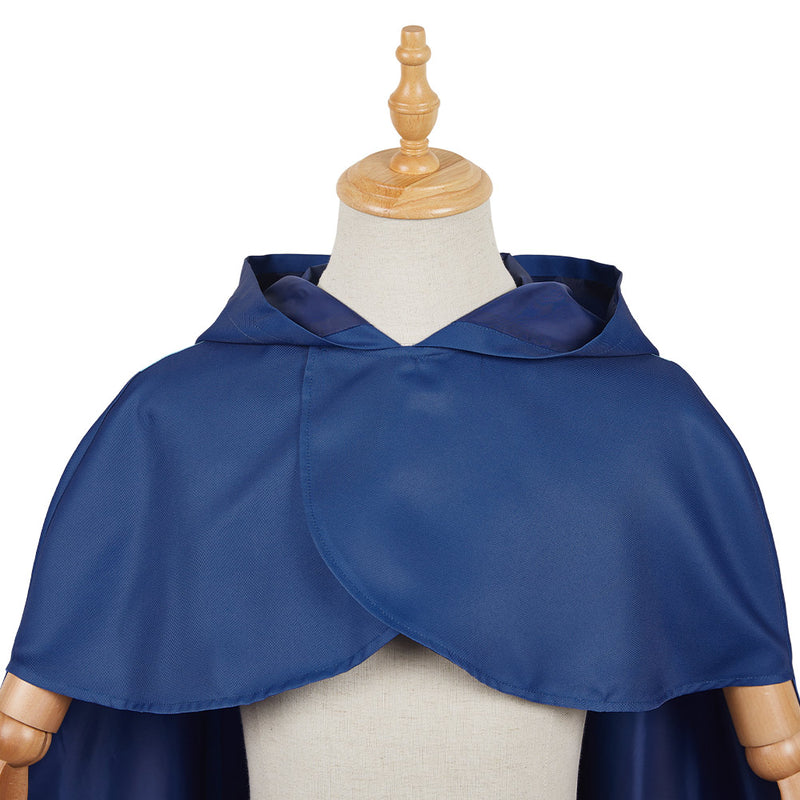 The Legend of Zelda: Echoes of Wisdom 2024 Princess Zelda Blue Cloak Cosplay Costume