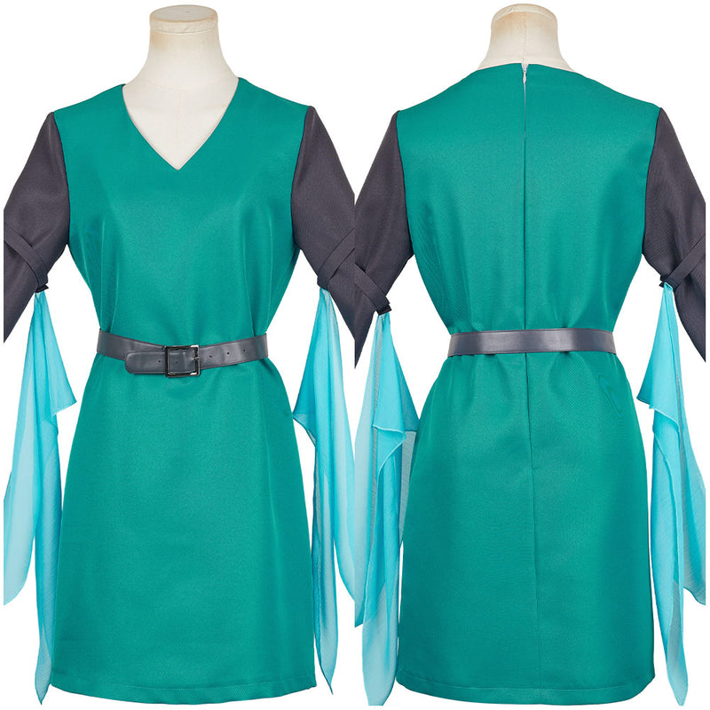 The Legend of Zelda: Echoes of Wisdom 2024 Princess Zelda Women Green Outfit Cosplay Costume