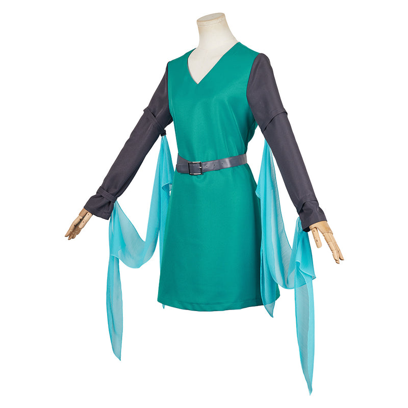 The Legend of Zelda: Echoes of Wisdom 2024 Princess Zelda Women Green Outfit Cosplay Costume