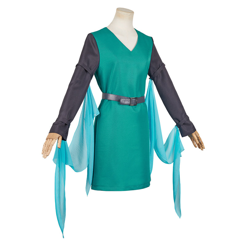 The Legend of Zelda: Echoes of Wisdom 2024 Princess Zelda Women Green Outfit Cosplay Costume