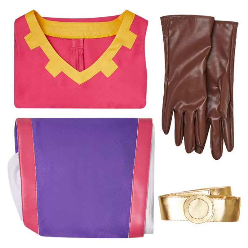 The Legend of Zelda: Echoes of Wisdom 2024 Princess Zelda Women Pink Outfit Cosplay Costume