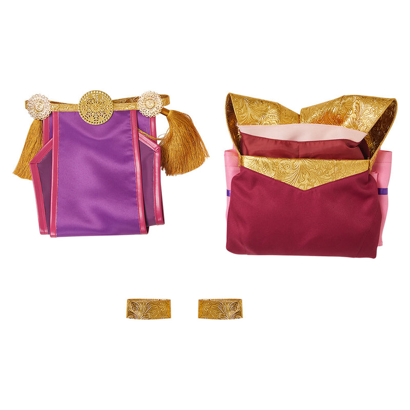 The Legend of Zelda: Echoes of Wisdom 2024 Princess Zelda Women Purple Dress Cosplay Costume