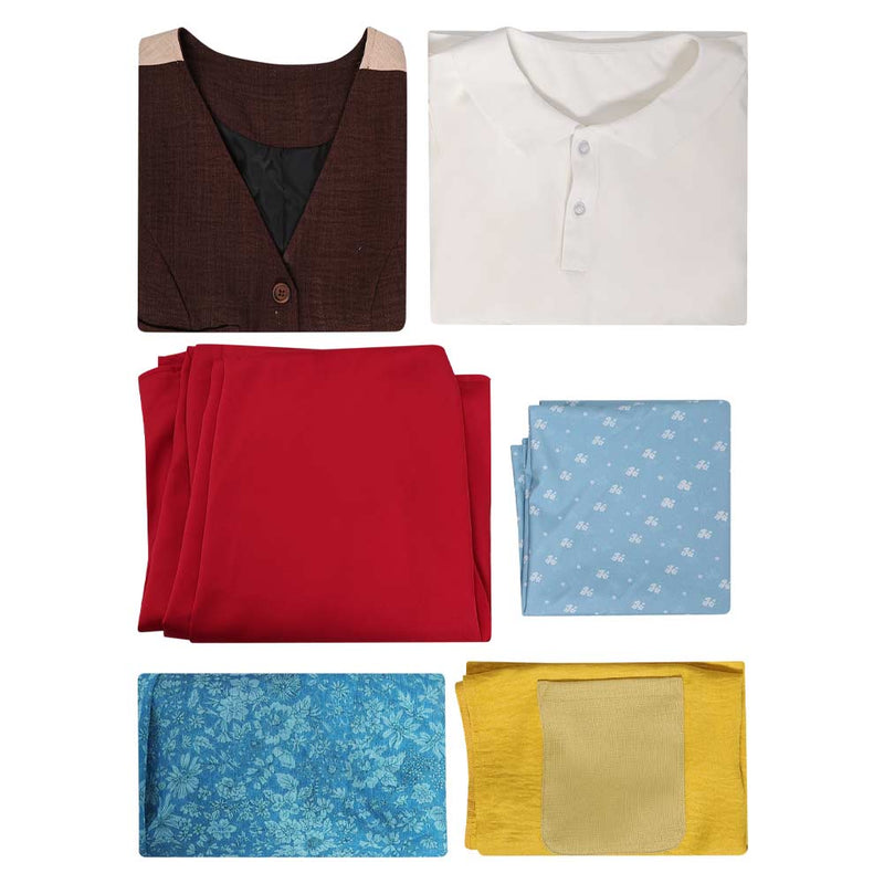 The Little Witch Die kleine Hexe Women Blue Outfit Carnival Halloween Cosplay Costume