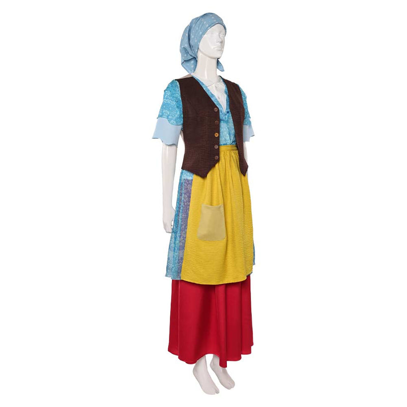 The Little Witch Die kleine Hexe Women Blue Outfit Carnival Halloween Cosplay Costume