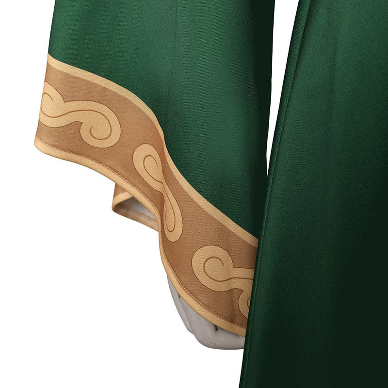 The Lord Of The Rings 2024 Hera Women Green Dress Carnival Halloween Cosplay Costume