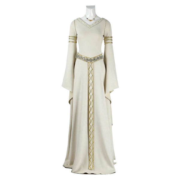 The Lord of the Rings Éowyn White Outfit Women Carnival Halloween Cosplay Costume