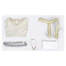 The Lord of the Rings Éowyn White Outfit Women Carnival Halloween Cosplay Costume