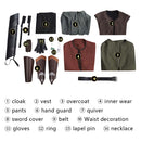 The Lord Of The Rings Aragorn Green Deluxe Outfit Carnival Halloween Cosplay Costume