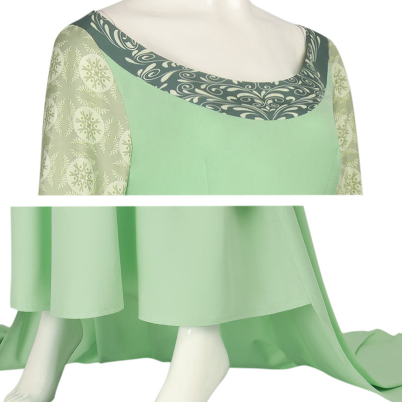 The Lord Of The Rings Arwen Women Green Dress Carnival Halloween Cosplay Costume The Lord Of The Rings Arwen Women Green Dress Carnival Halloween Cosplay Costume