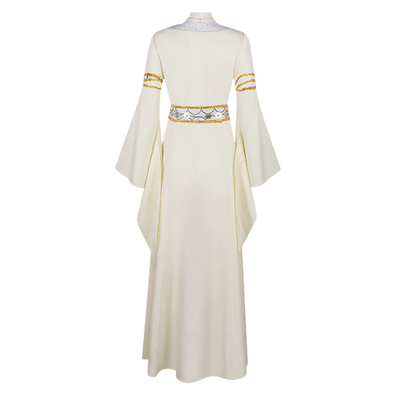 white and gold dress halloween costume White Greek Mythology Dress Up Greek Goddess Aphrodite Athena Gold Halloween Costume Toga