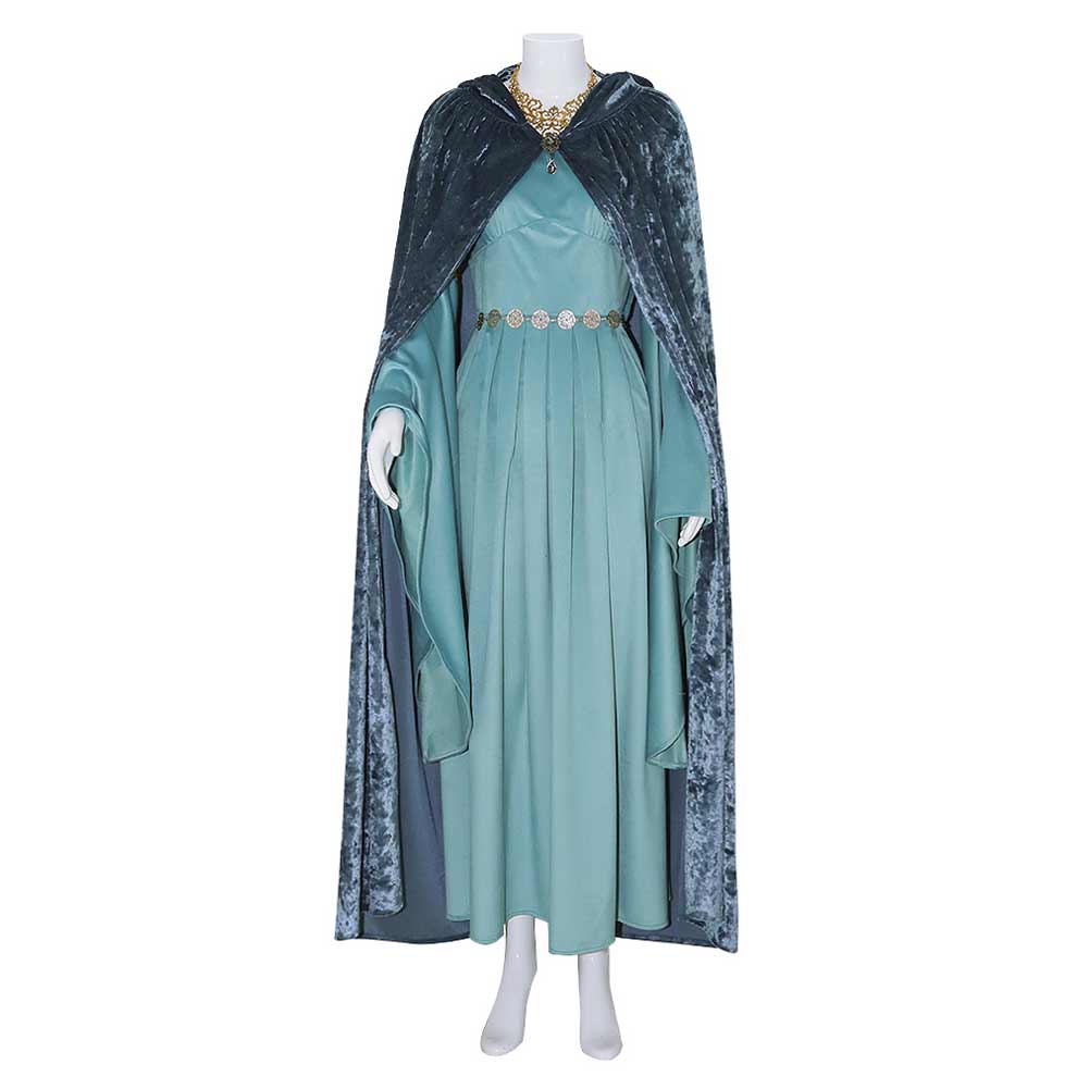The Lord Of The Rings Galadriel Women Dress With Cloak Party Carnival Halloween Cosplay Costume The Lord Of The Rings Galadriel Women Dress With Cloak Party Carnival Halloween Cosplay Costume