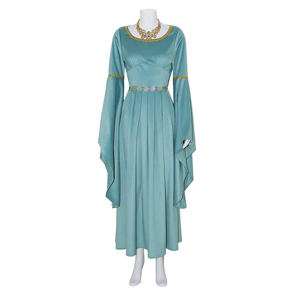The Lord Of The Rings Galadriel Women Dress With Cloak Party Carnival Halloween Cosplay Costume The Lord Of The Rings Galadriel Women Dress With Cloak Party Carnival Halloween Cosplay Costume