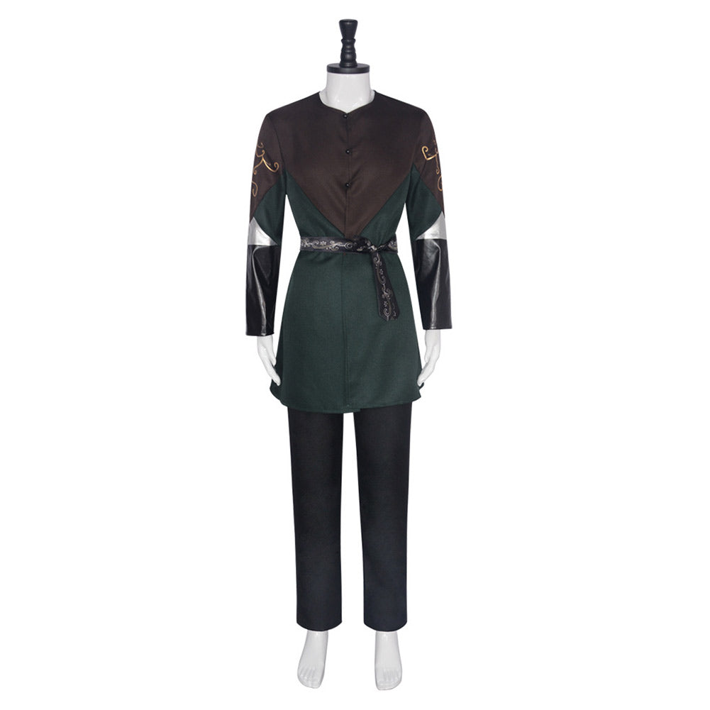 The Lord Of The Rings: The War Of The Rohirrim (2024) Legolas Green Outfit Cosplay Costume main image 1