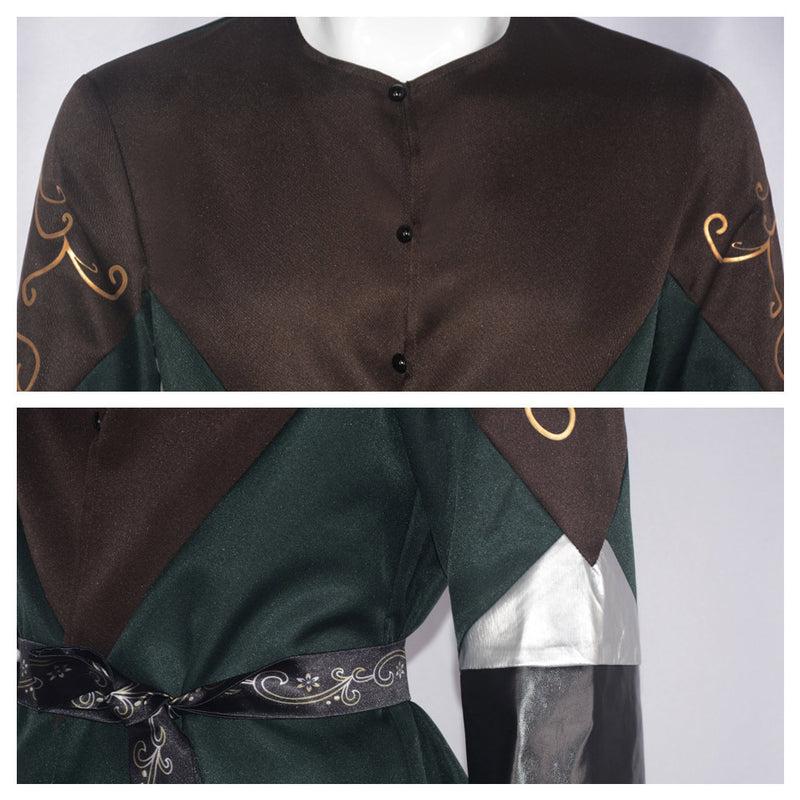 The Lord Of The Rings: The War Of The Rohirrim (2024) Legolas Green Outfit Cosplay Costume