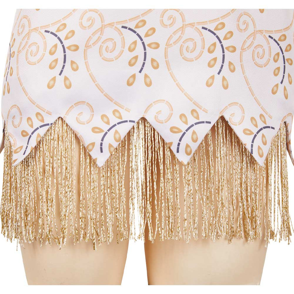 The Mask Tina Carlyle White Dress Cosplay Costume