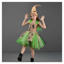 The Nightmare Before Christmas Movie Oogie Boogie Kids Children Green Tutu Dress Cosplay Costume