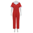 The Nightmare Before Christmas Sally Women Red Outfit Carnival Halloween Cosplay Costume