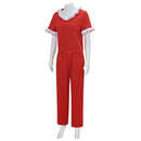 The Nightmare Before Christmas Sally Women Red Outfit Carnival Halloween Cosplay Costume