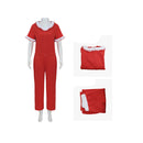 The Nightmare Before Christmas Sally Women Red Outfit Carnival Halloween Cosplay Costume