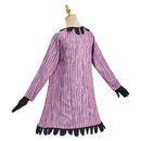 The Nightmare Before Christmas Shock Women Purple Dress Witcher Outfit Cosplay Costume