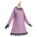 The Nightmare Before Christmas Shock Women Purple Dress Witcher Outfit Cosplay Costume