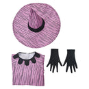 The Nightmare Before Christmas Shock Women Purple Dress Witcher Outfit Cosplay Costume