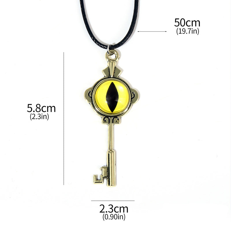 The Owl House TV Amity Cosplay Keychain Necklace Halloween Carnival Costume Accessories