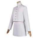 The Penguin 2024 Sofia Falcone Women White Outfit Carnival Halloween Cosplay Costume