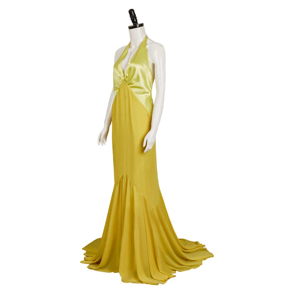The Penguin 2024 Sofia Falcone Women Yellow Dress Carnival Halloween Cosplay Costume The Penguin 2024 Sofia Falcone Women Yellow Dress Carnival Halloween Cosplay Costume