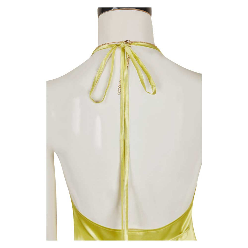 The Penguin 2024 Sofia Falcone Women Yellow Dress Carnival Halloween Cosplay Costume The Penguin 2024 Sofia Falcone Women Yellow Dress Carnival Halloween Cosplay Costume