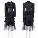 The Sandman Season 2 Death Women Black Dress Carnival Halloween Cosplay Costume