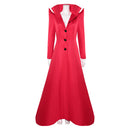 The Sandman Season 2 Desire Women Red Coat Carnival Halloween Cosplay Costume