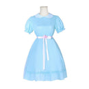 The Shining Twins Women Blue Dress Outfit Carnival Halloween Cosplay Costume