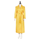 The Substance 2024 Elizabeth Yellow Coat Carnival Halloween Cosplay Costume