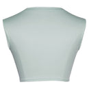 The Substance 2024 Sue Blue Printed Sleeveless Top Carnival Halloween Cosplay Costume