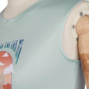 The Substance 2024 Sue Blue Printed Sleeveless Top Carnival Halloween Cosplay Costume