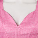 The Substance Sue Women Pink Dress Outfit Carnival Halloween Cosplay Costume